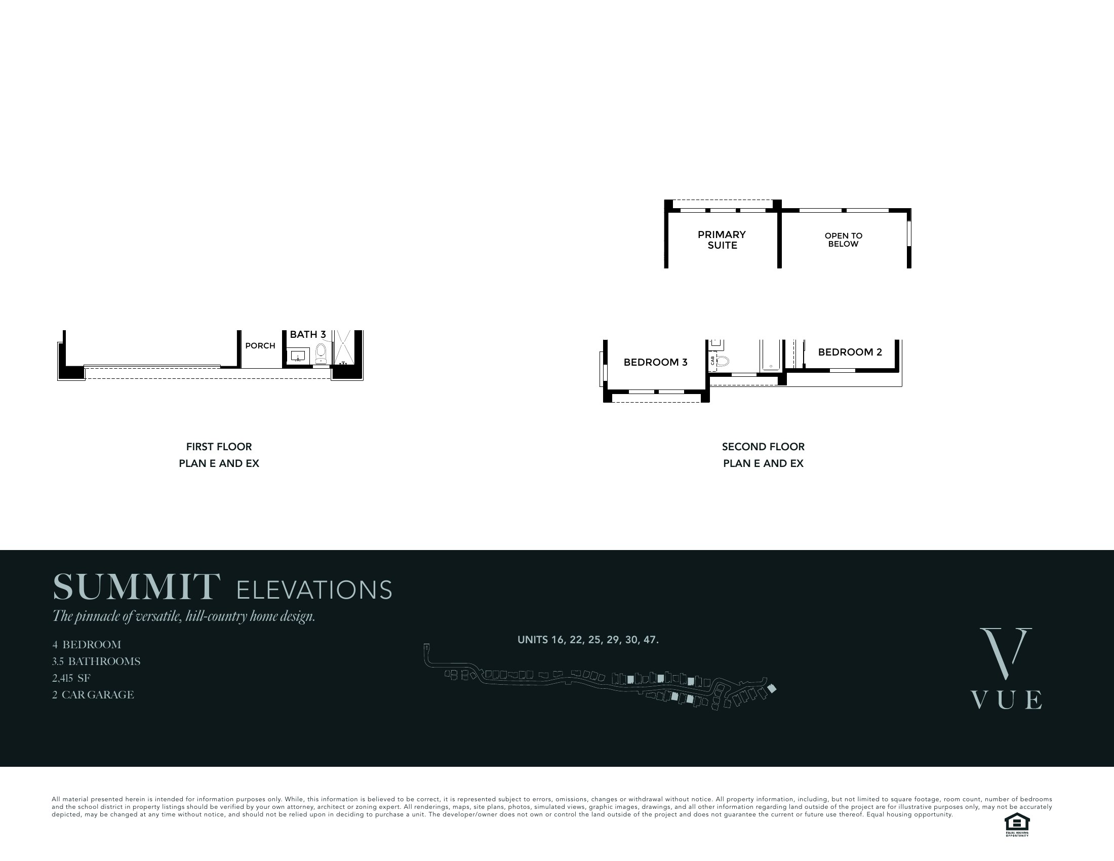 SUMMIT floor plan, page 2