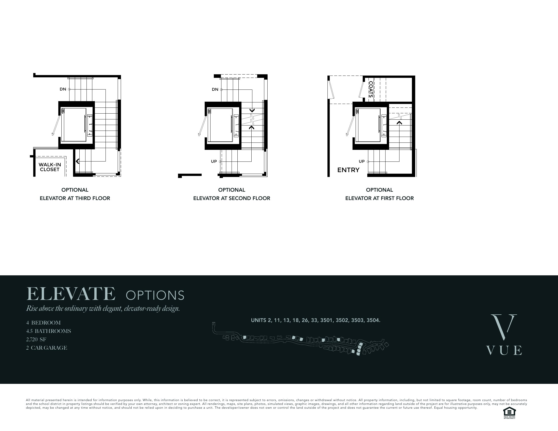 ELEVATE floor plan, page 2